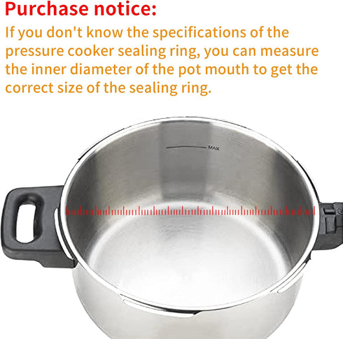 Upgrade S9892 Pressure Cooker Gasket For Mirro Pressure Cooker S-9892 9892 M-0296 M-0436 M-0498 M-0536 M-0596 M-0646 M-1952 Fit ??6 ? 8 QT Models?...