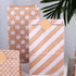 Shindel 54PCS Party Favor Bags, Goodie Bags with Stickers Polka Dot Striped Treat Bags Lunch Paper Bags for Birthday Wedding Party...