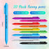 30 Pieces Ballpoint Pens Colorful Motivational Pens Complaining Quotes Pen Humor Negative Black Ink Pens for Students Coworkers School Office Supp...