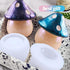 Mushroom Jars Silicone Molds with Lid DIY Epoxy Casting Crafts for Storage Box Candy Jewelry Container Mushroom Mold + 3 Stirring Rod...
