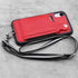 TOOVREN Cover for iPhone XR Wallet Case with Lanyard Strap Card Holder Protective Cover with Stand Wallet Leather PU Adjustable Detachable Lanyard...