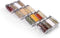 Clear Acrylic Spice Drawer Organizer, 4 Tier- 1 Set Seasoning Jars Drawers Insert, Kitchen Spice Rack Tray for Drawer/Countertop (Jars not include...