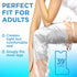 100% Waterproof Cast Covers for Shower Leg - Tight Seal - 2pk Reusable Adult Full Leg Cast Protectors - Thigh, Knee, Ankle, Foot - Strong and Dura...