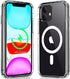Magnetic Case Compatible with iPhone 11 Case, Compatible with MagSafe Wireless Charging, Transparent Anti-Scratch Back Shockproof Protective Slim ...