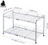 Flagship 2 Tier Under Sink Organizers and Storage Rack Expandable Cabinet Shelf Rack for Kitchen Bathroom Silver (16-25 inches)...