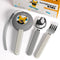 Bentoheaven Kids Travel Utensils with Case, Food-Grade Stainless Steel & BPA-Free Plastic, Travel Kid Cutlery Set, Dishwasher Safe Fork, Spoon & C...