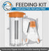 FL!PPER Flipper Feeder - Aquarium Cleaner Fish Food Feeding Clip Kit – Fish Tank Accessories for Flipper Nano, Standard & Max Aquarium Cleaning To...