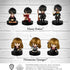 Self Inking Harry Potter Stampers - Set of 12 - Harry Potter Accessories | Mini Toy Figurines for a Harry Potter Party, Cake Topper, Collectibles,...
