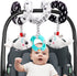 Spiral Car Seat & Stroller Activity Toy - Black White Infants Plush Toys for Ages 0 Months and Up - Hanging Toys Sensory Toys Newborn Plush Activi...