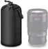Selens Protective Drawstring Neoprene DSLR Camera Lens Pouch Bag Compatible with Olympus Panasonic, Large Size(Black)...