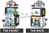 Mini City Shop Street View Building Blocks Model Set,Creative DIY Simulation Architecture Collection Particle Construction Building Bricks Toy for...