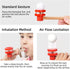 MiDeer Floating Blow Pipe Balls Game, Stress Reliever Balance Blowing Toys for Kids and Adults, Educational Wooden Blowing Toys Party Supplies...