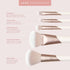 EcoTools Luxe Natural Elegance Professional Face Makeup & Foundation Brush Set, Premium Brush Kit For Face, Cheek, & Eye Makeup, Synthetic Makeup ...