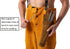 Flame-Resistant Electrode Bag/Welding Rod Pouch/welding rod holder/Leather Electrode Holder/ (gold brown)...