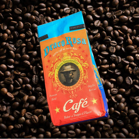 Draco Rosa Premium Ground Coffee from Puerto Rico - 8oz...