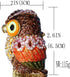 Waltz&F Hollow owl Trinket Box Hinged Hand-painted Figurine Collectible Ring Holder...