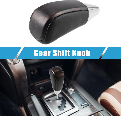 Car Gear Stick Shift Knob Gear Shift Knob Stick Shifter for Toyota Land Cruiser 2016-2021 4Runner 2003-2021 Tundra 2008-2021 Matte Gold Tone Black...