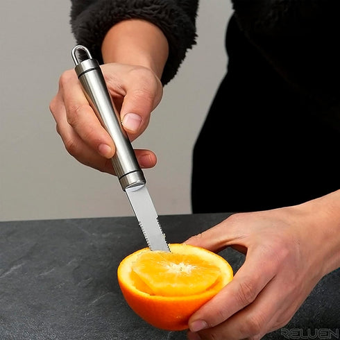 Stainless Steel Grapefruit Knife Curved Knife - Grapefruit Knife Curved Serrated Knife Kitchen Knifes Small Knives Fruit Knife Stainless Steel Che...