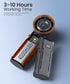 HonHey Portable Handheld Fan Mini Turbo Fan with Adjustable 1-100 Speeds, 4000mAh Battery Operated Fan, Digital Display, High Speed Personal Fan f...