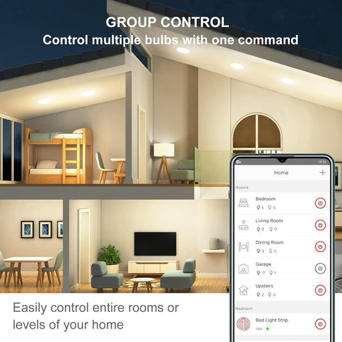 Sengled Alexa Light Bulbs, Updated FFS Smart Flood Light, Smart Bulb That Works with Alexa & Google Assistant, 7.5W 65W Equivalent,2700K BR30 Smar...