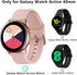 3 Pack Case Compatible with Samsung Galaxy Watch Active Screen Protector 40mm, NAHAI TPU Slim Plated Scractch-Resist All Around Bumper Shell, Blac...
