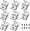 Belt Clips for Dewalt, 8pcs 304 Stainless Steel Drill Clips Tool Hooks with Screws for Dewalt N268241 Fit for 20V Power Tools DCD980 DCD980L2 DCD9...