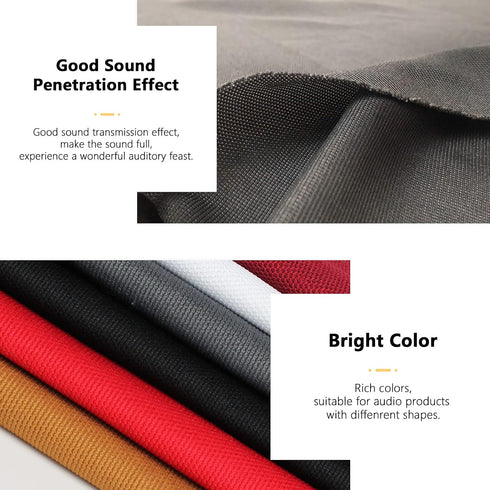 Speaker Grill Cloth Stereo Fabric Replacement for Acoustic Equipment Speakers,Architecture,Home Application-Dustproof,Scratch-Resistance,Protectio...