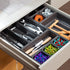 Interlocking Drawer Organizer Bins, Durable Plastic, Various Sizes for Custom Layout Design, Great for Desk Drawer, Tool Box or Garage Organizatio...