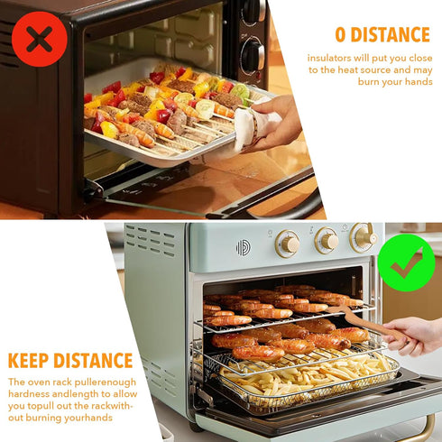 Easy Bake Oven Push Pull Tool,Beech Wood Oven Rack Puller,Prevent Scalding,Pull Out Hot Racks Safely,Oven Accessories Very Suitable Kitchen Oven,T...