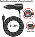 MEIRIYFA Dash Cam Power Cable, Dash Cam Charger Mini USB, QC3.0 Fast Vehicle Car Charger with Dual USB Ports for Various Models of Car DVR, Naviga...