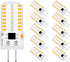 Dimmable LED G4 Bi-Pin Base Bulbs,AC 110V( Do Not Use in Low Voltage 12V), 3W(Equivalent to 20W 30W T3 Halogen Track Bulb), Warm White 3000K, Home...