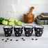 City to Cottage Ceramic Espresso Cups of 4, Small Expresso Shots Cups, Espresso Mugs, Demitasse Cups, Perfect for Espresso Machine and Coffee Make...