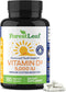 ForestLeaf Vitamin D3 5000 IU - Bone Health and Immune Support - Small Easy to Swallow Vegetable Capsules - Non-GMO Gluten Free VIT D - VIT D3 Vit...