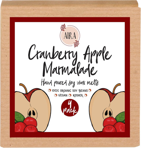 Aira Soy Wax Melt - Organic, Vegan, Kosher, Scented Soy Wax Cubes w/Essential Oils - No Chemical 100% Soy Wax Melts for Electric/Tealight Melters ...