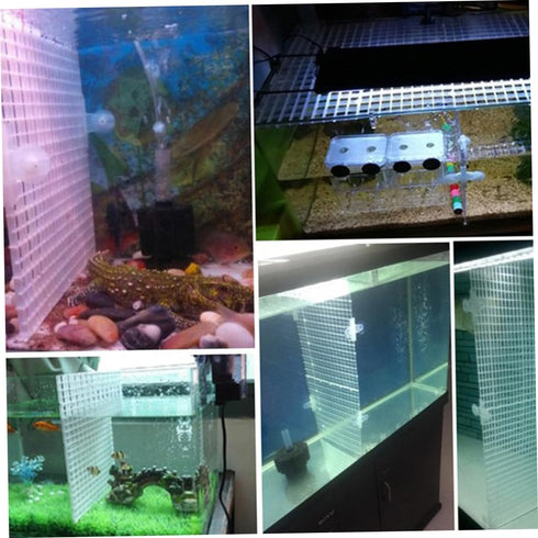 10pcs 50 Gallon Fish Tank Fish Tank Divider 10 Gallon Crate Divider 10 Gallon Aquarium Airline Tube Aquarium Divider Fish Tank Plastic Egg crates ...