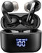 TOZO T20 Wireless Earbuds Bluetooth Headphones 48.5 Hrs Playtime with LED Digital Display, IPX8 Waterproof, Dual Mic Call Noise Cancelling 10mm Br...