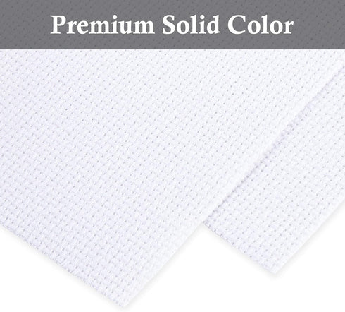 Aida Cloth Big Size 16 Count, White Cross Stitch Fabric, 39 inch by 60 inch...