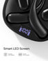 LeMuna Open Ear Headphones, Bluetooth 5.3 Wireless Earbuds with Earhooks, 60 Hours Playtime, Fast Charging, Sweat Resistant, Sport Earphones with ...