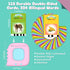 Pocket Speech Therapy Toys for 1 2 3 4 5 Years, Bilingual Spanish English 224 Sight Words Toddler Flash Cards Preschool Learning materialsToy, Mon...