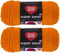 Bulk Buy: Red Heart Super Saver (2-Pack) (Pumpkin, 7 oz Each Skein)...