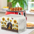 Sunflower Butterfly Printed 2 Slice Kitchen Machine Covers, Dachshund Print Dustproof Toaster Cover Fits Most Standard Toaster, Small Kitchen Appl...