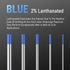 YESWELDER TIG Welding Tungsten Electrode 2% Lanthanated 3/32" x 7" (Blue, WL20/EWLa-2) 10-pk...