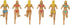 NPW Bosom Buddies Cocktail/Wine Glass Markers, 6-Count...