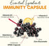 Immune Support Supplement, Elderberry Capsules with Vitamin D3, Vitamin C and Zinc for Immune Support, Immune Boosters for Adults...