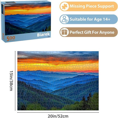 Jigsaw Puzzles 500 Pieces for Adults Puzzle Landscape Challenging Puzzle for Kids Teens Elderly Natural Scene Hard Puzzles Great Gift for Boys Gir...