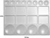 Paint Palette with 20 Wells | Painting Supplies Tray for Watercolor, Oil, Acrylic Paints | Empty Plastic Wet Artist Mixing Art Paint Holder Organi...