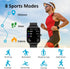 Smart Watch for iPhone/Android Phones (Answer/Make Calls) - 1.69" HD Screen Fitness Tracker : Heart Rate/Sleep/Blood Oxygen/Steps, Multiple Sports...