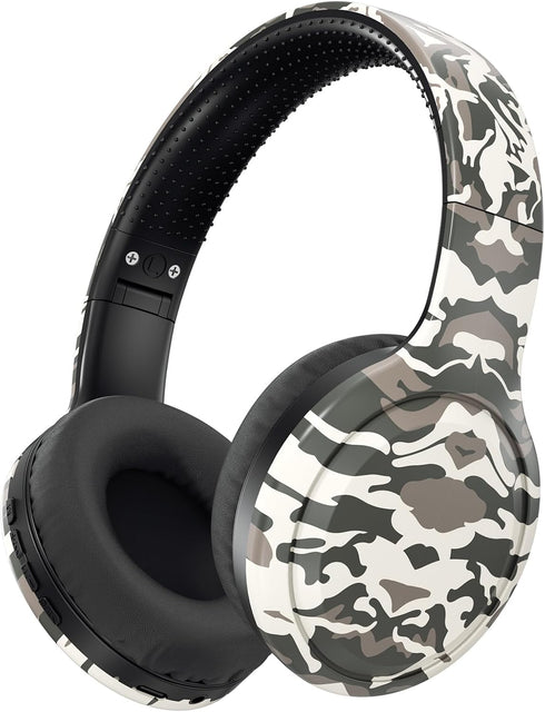 Kids Bluetooth Headphones, Kids Headphones Wireless with Built-in Mic, HD Sound, Over-Ear Foldable Bluetooth 5.3 Headsets for Boys Girls School Tr...
