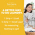 Tru Earth Compact Dry Laundry Detergent Sheets - Up to 64 Loads (32 Sheets) - Paraben-Free - Original Eco-Strip Liquidless Laundry Detergent, Trav...