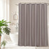 AooHome Stall Size 36x72 Inch Shower Curtain Liner, Half Size Solid Shower Curtain with Hooks, Weighted Hem, Waterproof, Chocolate...